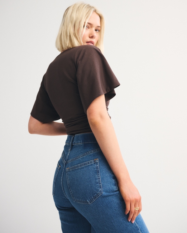 High Rise 90s Relaxed Cuffed Hem Jean
