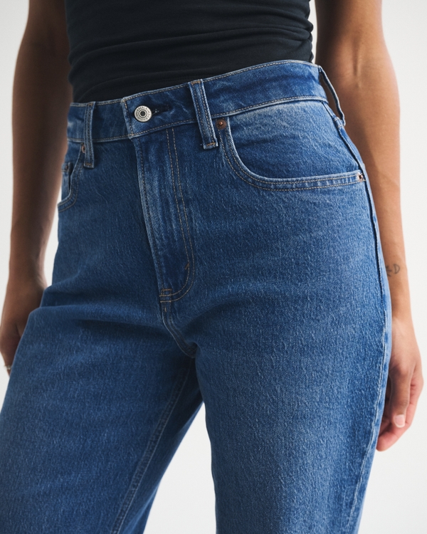 Curve Love High Rise 90s Relaxed Cuffed Hem Jean