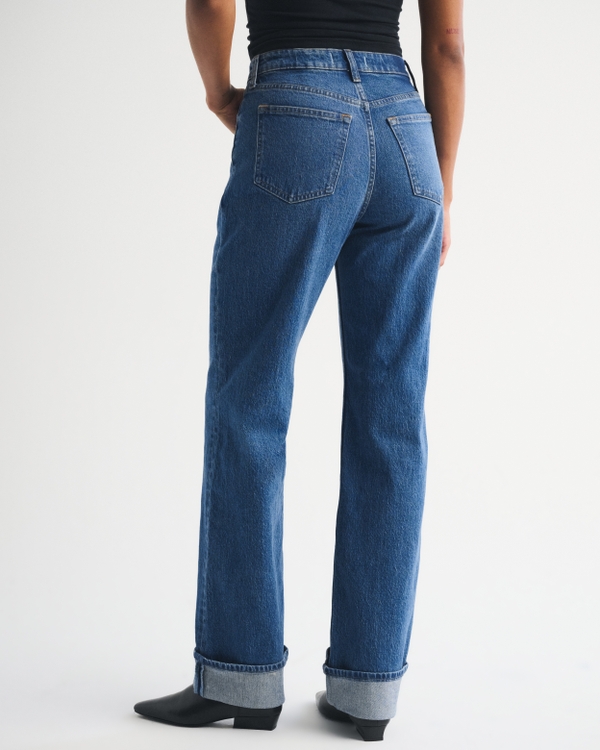 Curve Love High Rise 90s Relaxed Cuffed Hem Jean