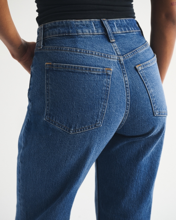 Curve Love High Rise 90s Relaxed Cuffed Hem Jean