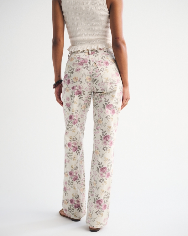 Curve Love High Rise 90s Relaxed Floral Print Jean