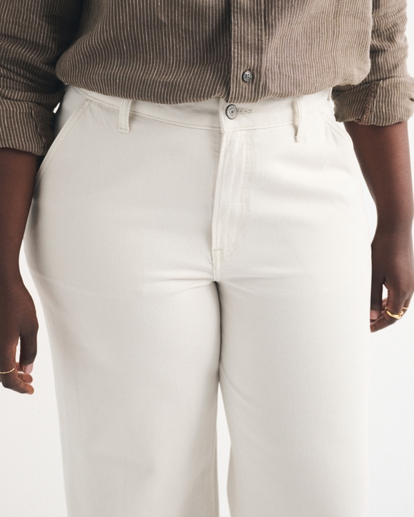 Curve Love High Rise Wide Leg Trouser Jean
