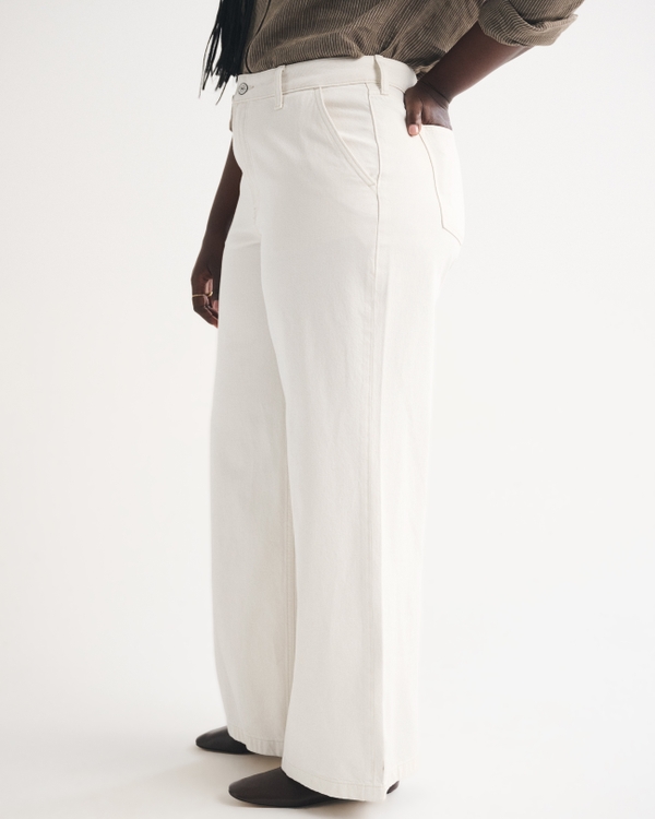 Curve Love High Rise Wide Leg Trouser Jean