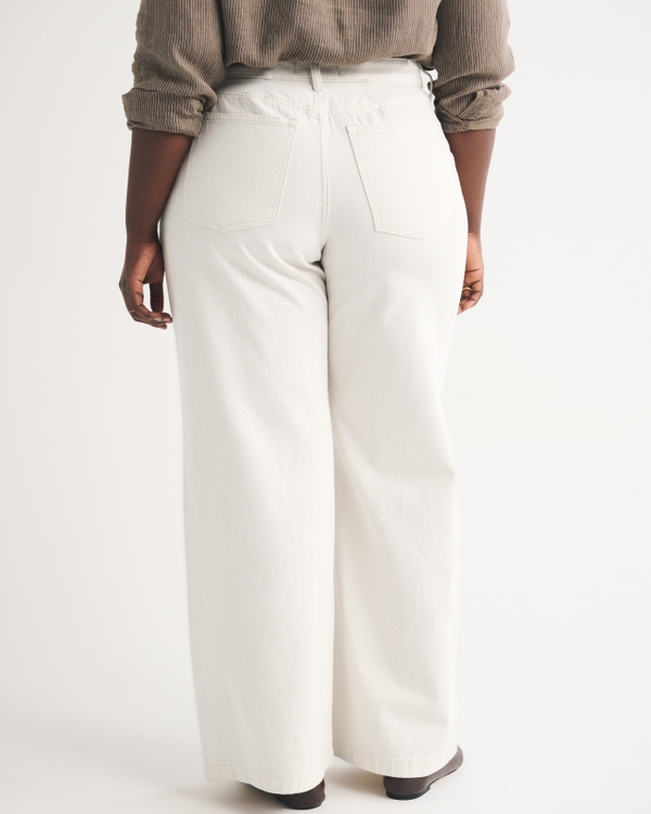 Curve Love High Rise Wide Leg Trouser Jean