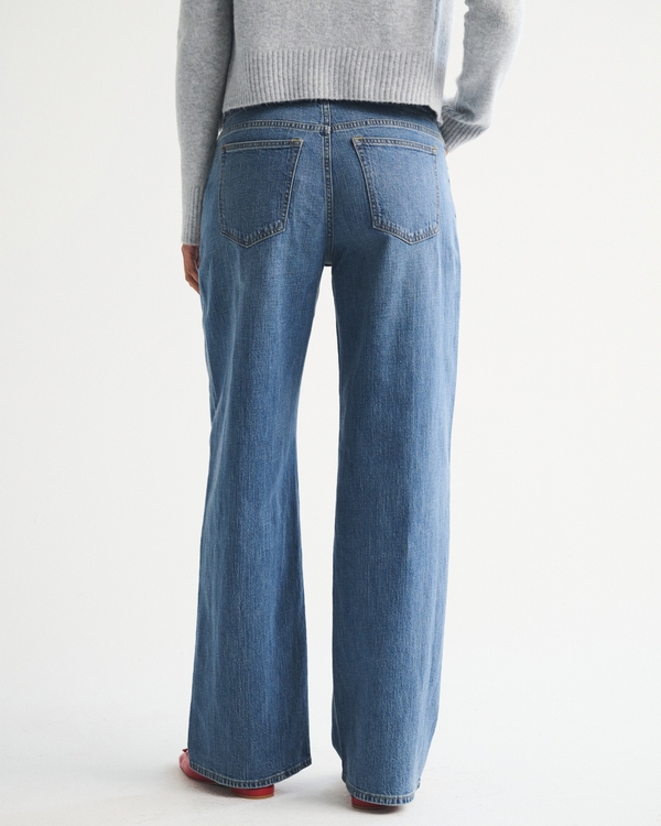Curve Love Linen-Blend Low Rise Ultra Loose Jean