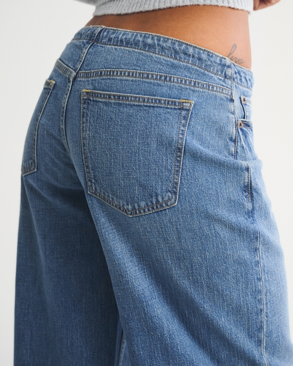 Curve Love Linen-Blend Low Rise Ultra Loose Jean