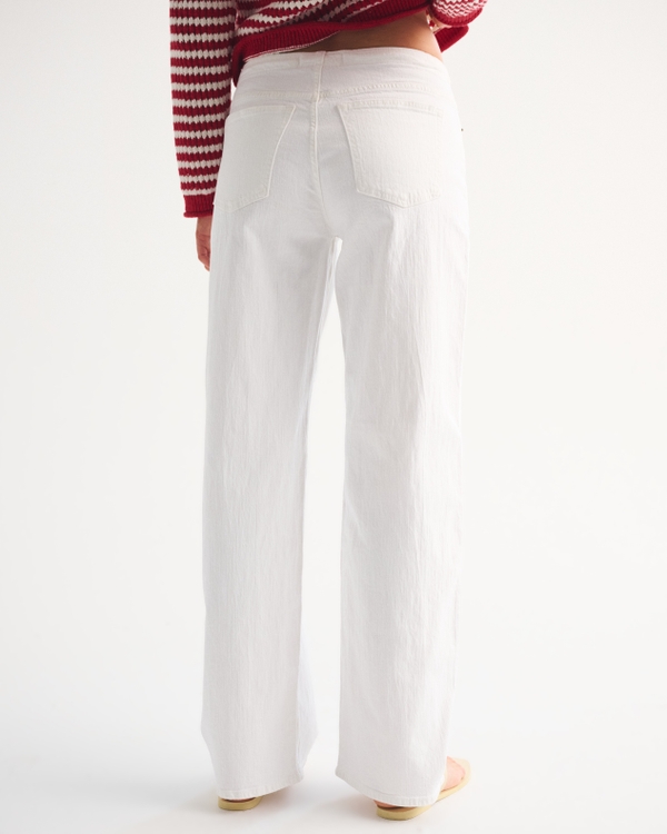 Linen-Blend Low Rise Ultra Loose Jean