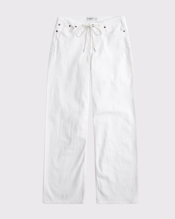Linen-Blend Low Rise Ultra Loose Jean from Abercrombie & Fitch - $59.99