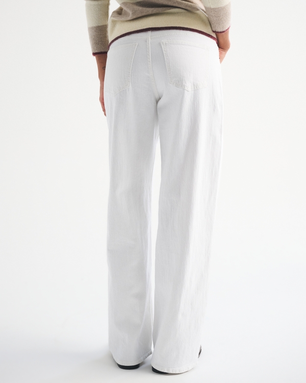 Curve Love Linen-Blend Low Rise Ultra Loose Jean