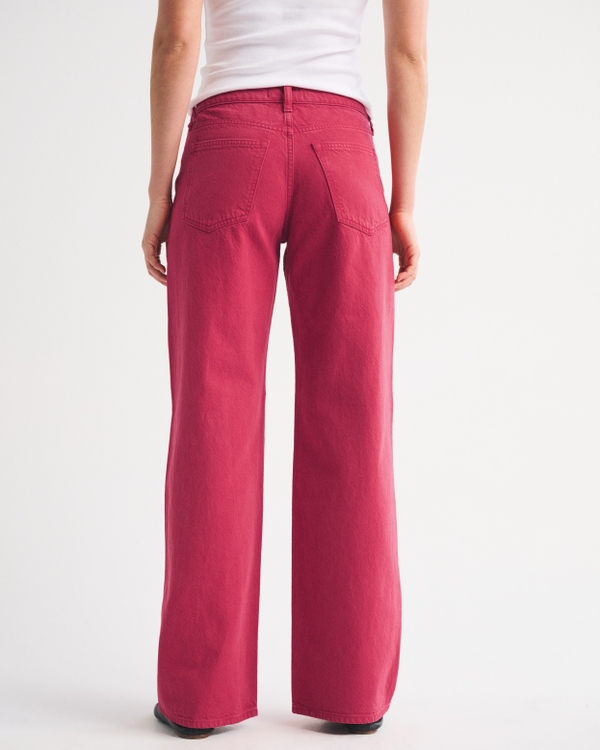 Low Rise Ultra Loose Red Jean