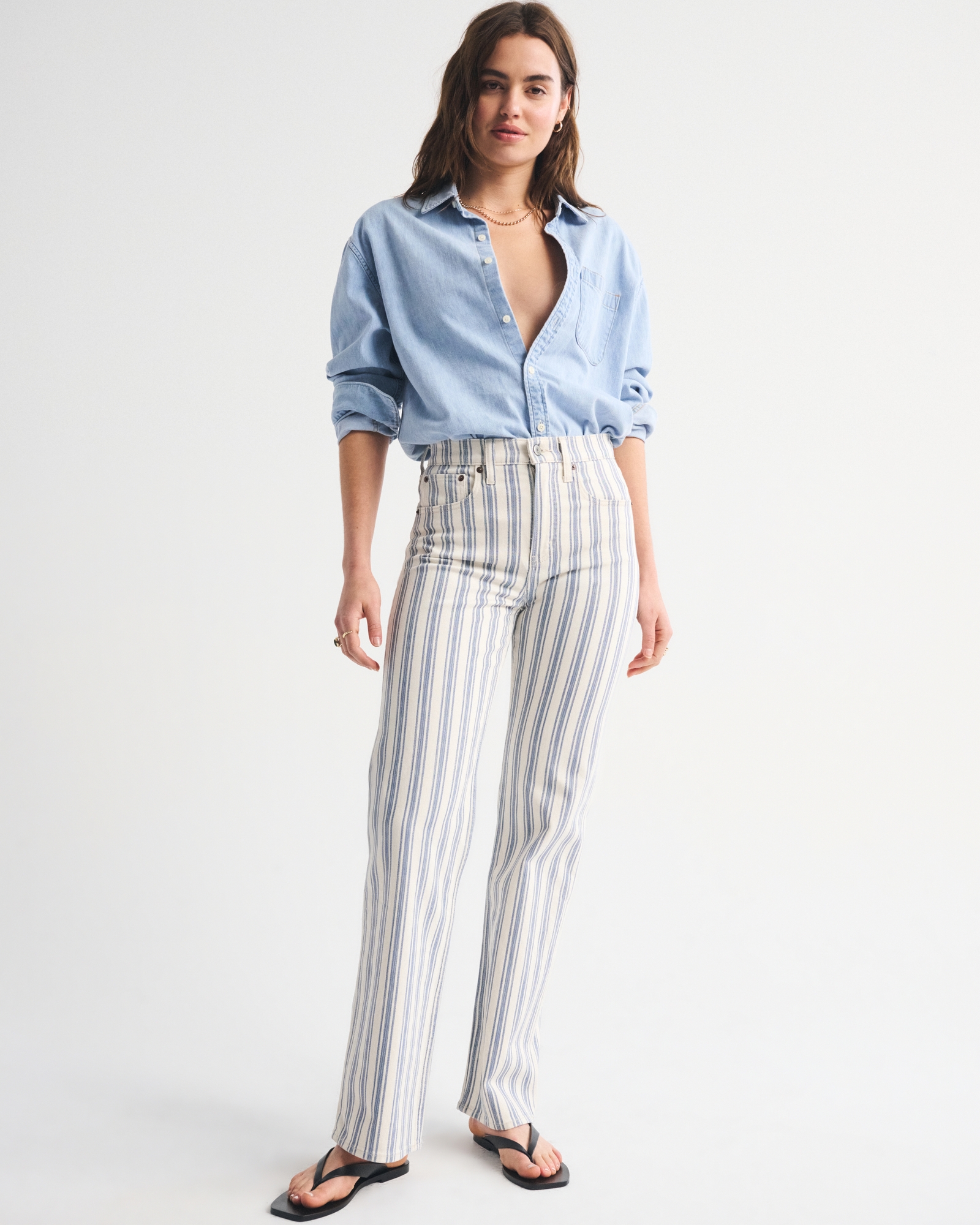 High Rise 90s Relaxed Floral Print Jean