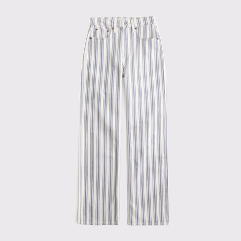 Женские джинсы Abercrombie & Fitch High Rise 90s Relaxed Floral Print Jean