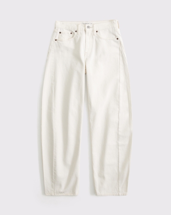 Mid Rise Barrel Jean from Abercrombie & Fitch - $90