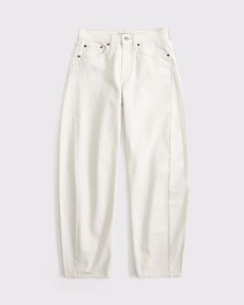 Curve Love Mid Rise Barrel Jean from Abercrombie & Fitch - $90