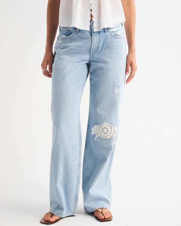 Curve Love Low Rise Ultra Loose Jean, Light view 2