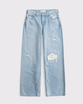 Curve Love Low Rise Ultra Loose Jean from Abercrombie & Fitch - $100