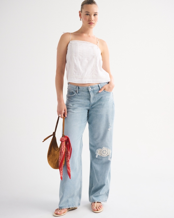 Low Rise Ultra Loose Jean, Light view 1