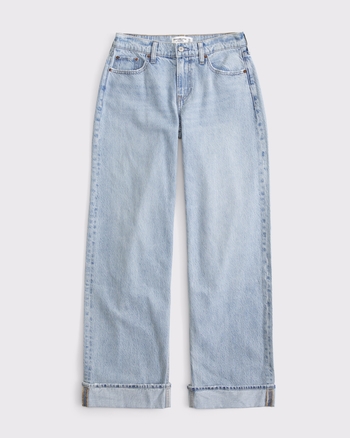 Curve Love Low Rise Ultra Loose Jean from Abercrombie & Fitch - $100