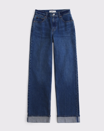 High Rise 90s Relaxed Jean from Abercrombie & Fitch - $100