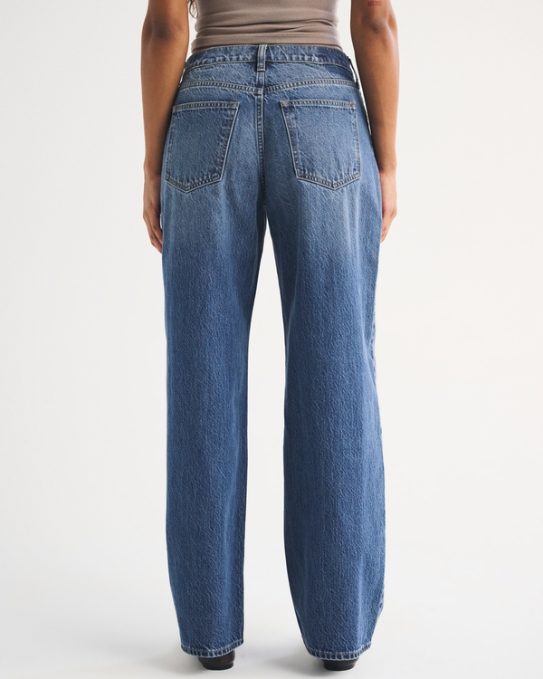 Curve Love Low Rise Ultra Loose Crochet-Style Belted Jean