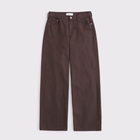 Женские джинсы Abercrombie & Fitch Curve Love Low Rise Ultra Loose Jean