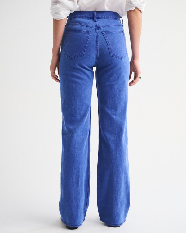 High Rise 90s Relaxed Cobalt Jean