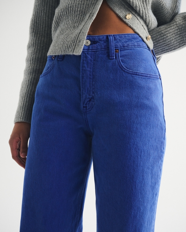 Curve Love High Rise 90s Relaxed Cobalt Jean