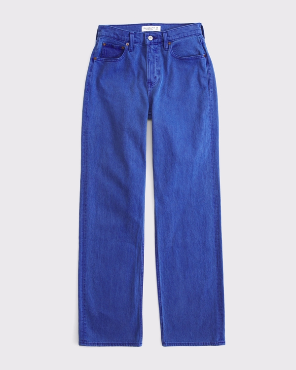 Curve Love High Rise 90s Relaxed Cobalt Jean