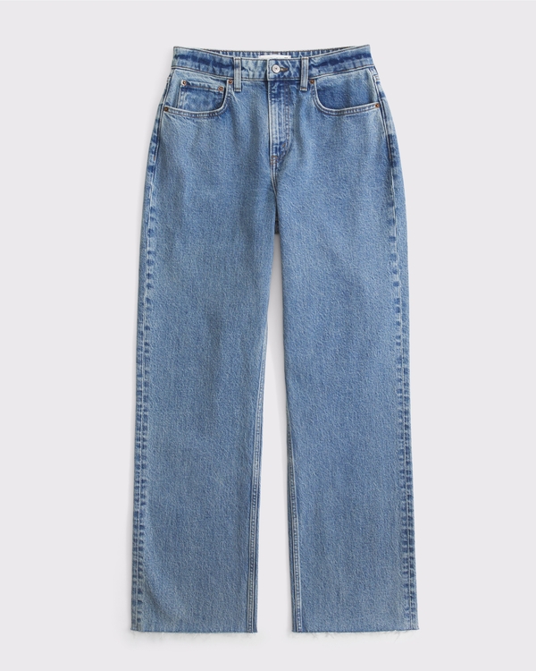 Curve Love High Rise 90s Relaxed Jean by Abercrombie & Fitch