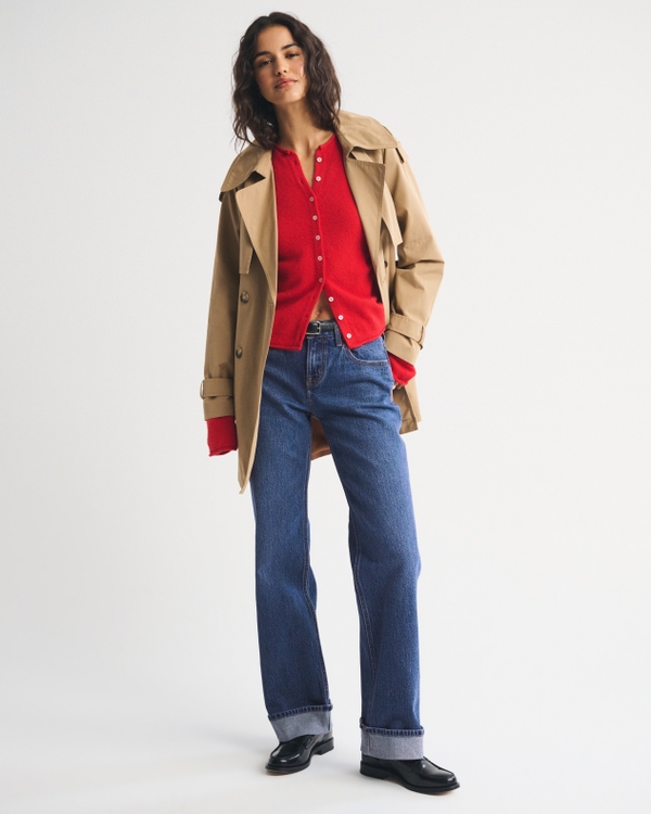 Low Rise 90s Relaxed Cuffed Hem Jean - image 3