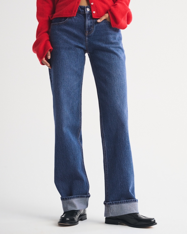 Low Rise 90s Relaxed Cuffed Hem Jean - image 4