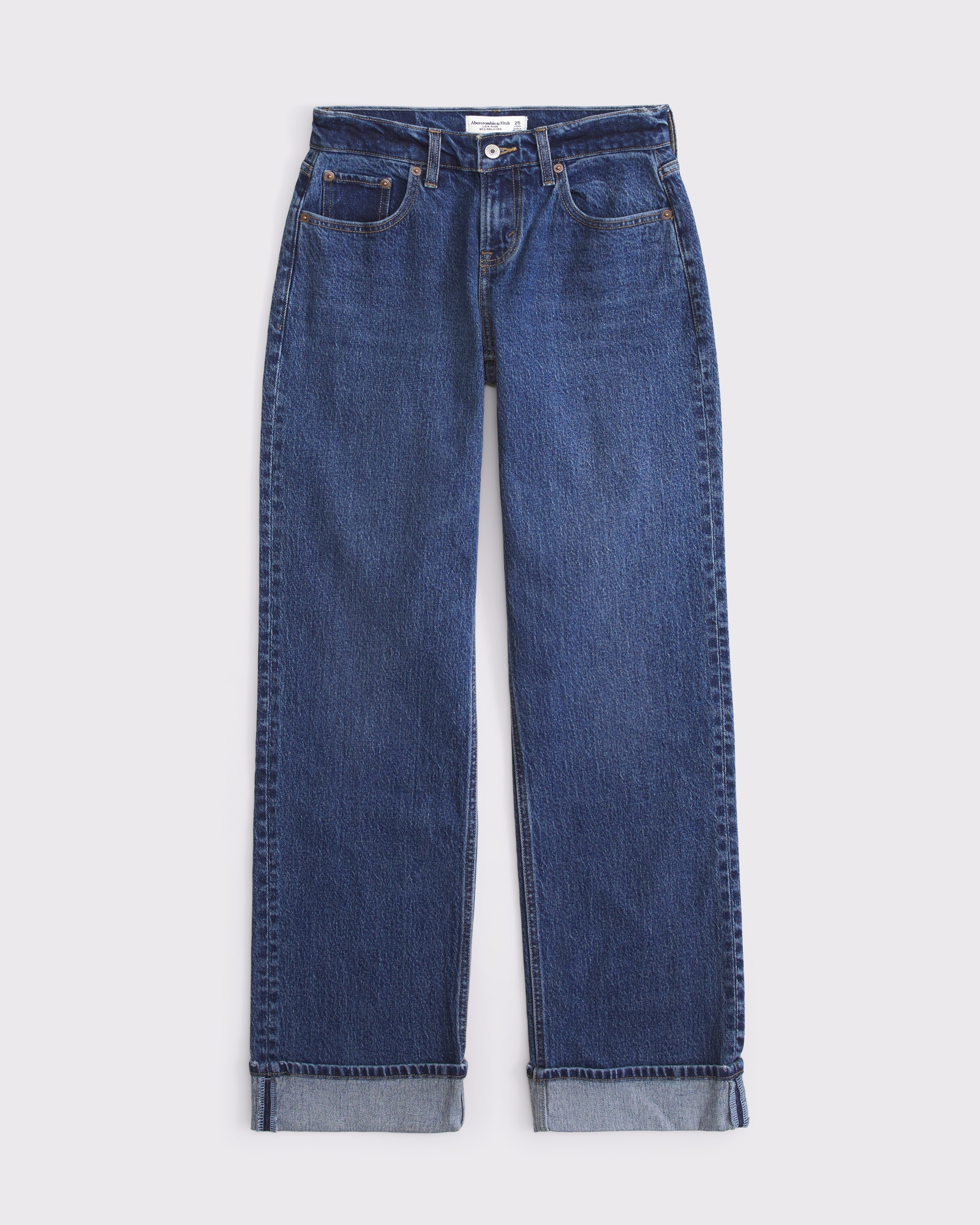 Low Rise 90s Relaxed Cuffed Hem Jean