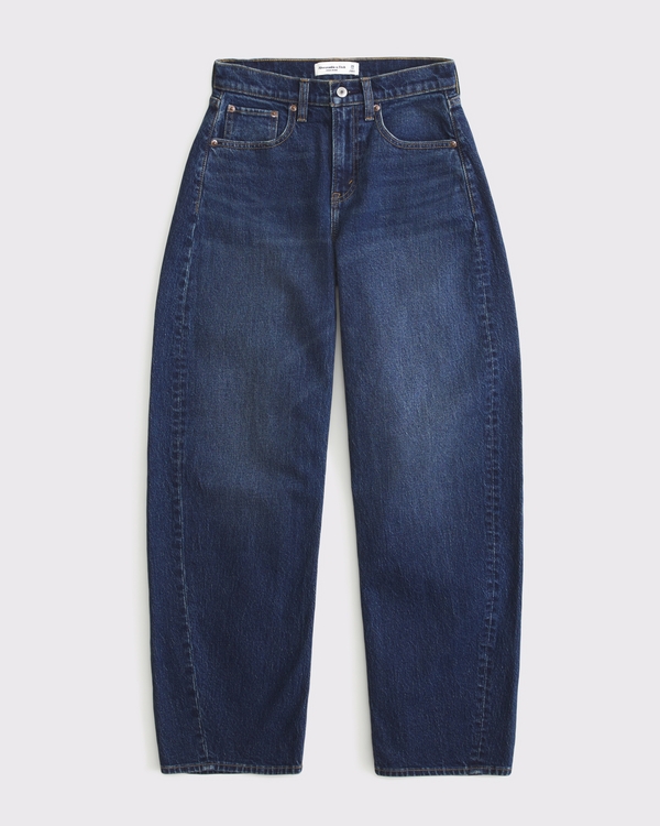 High Rise Barrel Jean