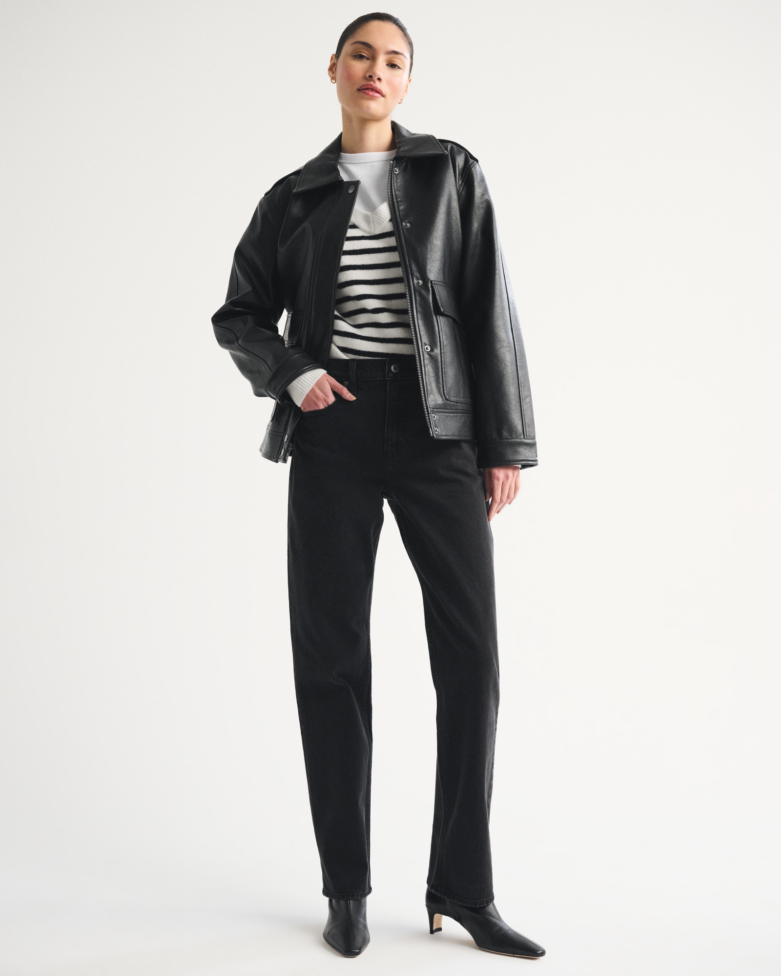 High Rise 90s Straight Jean