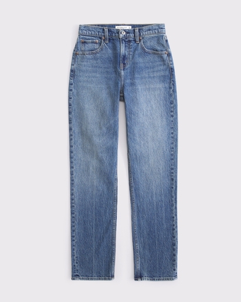 High Rise 90s Straight Jean