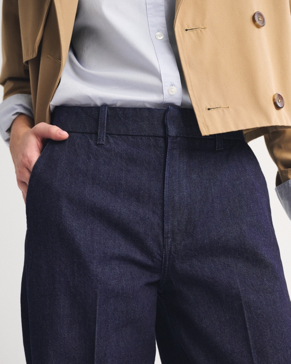 High Rise Wide Leg Trouser Jean