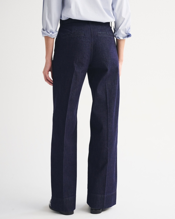 High Rise Wide Leg Trouser Jean