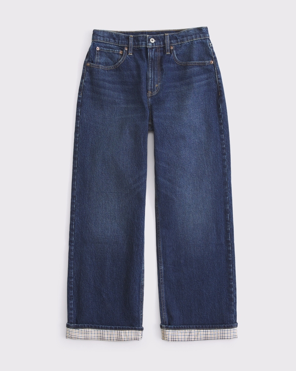 High Rise 90s Relaxed Cuffed Hem Jean