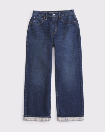 Curve Love High Rise 90s Relaxed Cuffed Hem Jean