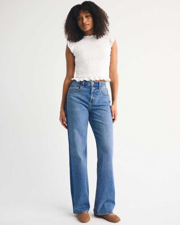 Curve Love High Rise 90s Relaxed Tonal Jean