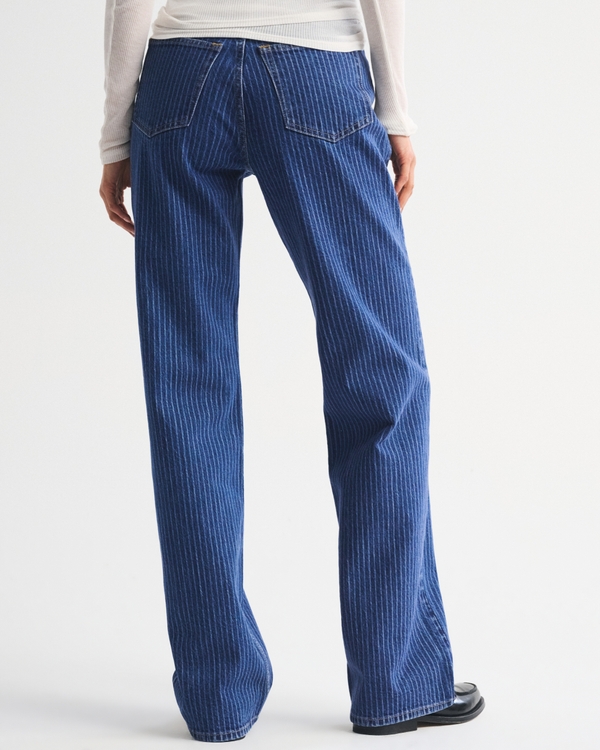 High Rise 90s Relaxed Striped Jean