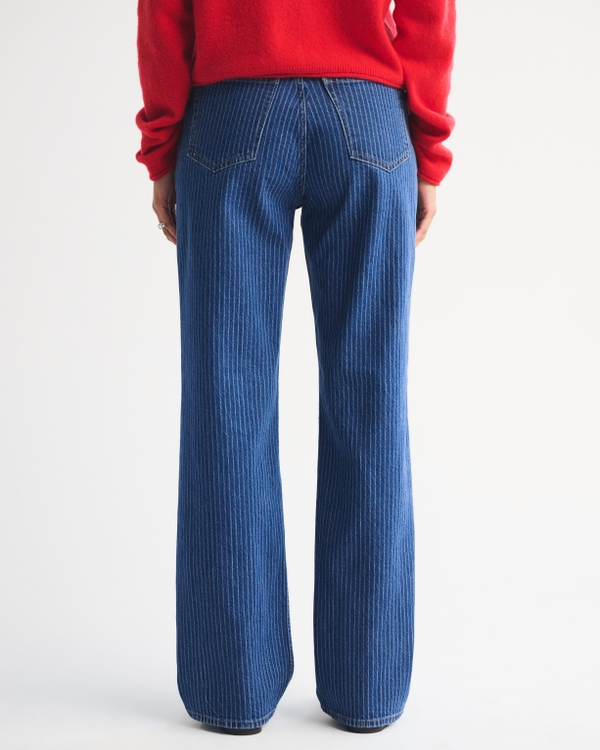 Curve Love High Rise 90s Relaxed Striped Jean