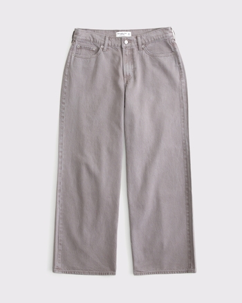Curve Love Low Rise Ultra Loose Gray Jean