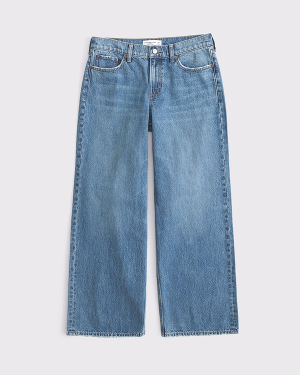 Low Rise Ultra Loose Veggies Embroidered Jean