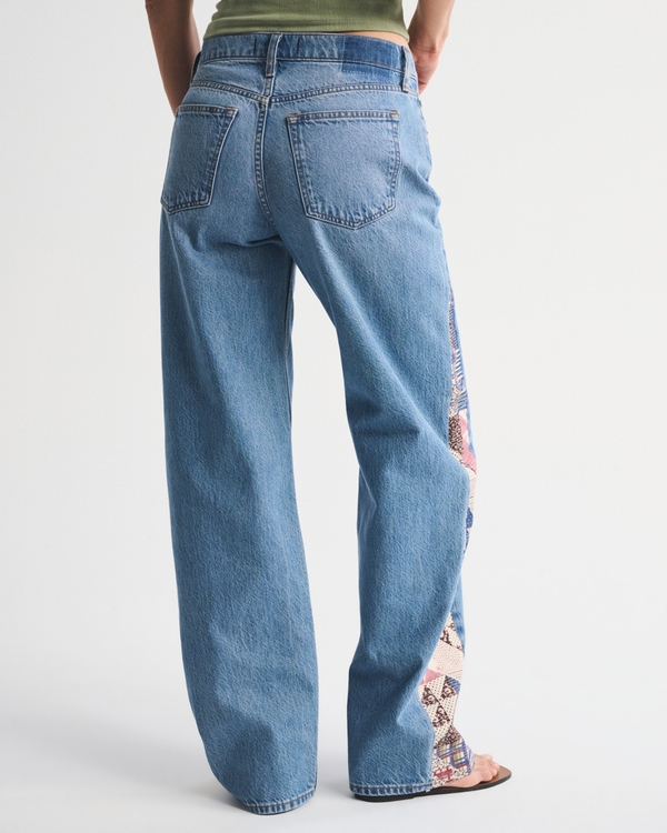Low Rise Ultra Loose Quilted Jean