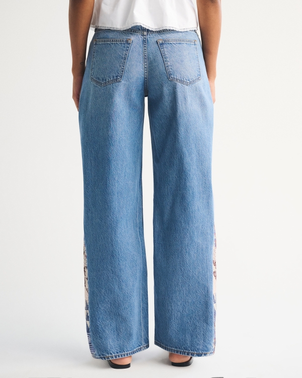 Curve Love Low Rise Ultra Loose Quilted Jean