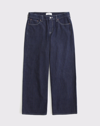 Low Rise Ultra Loose Striped Jean from Abercrombie & Fitch - $79.99