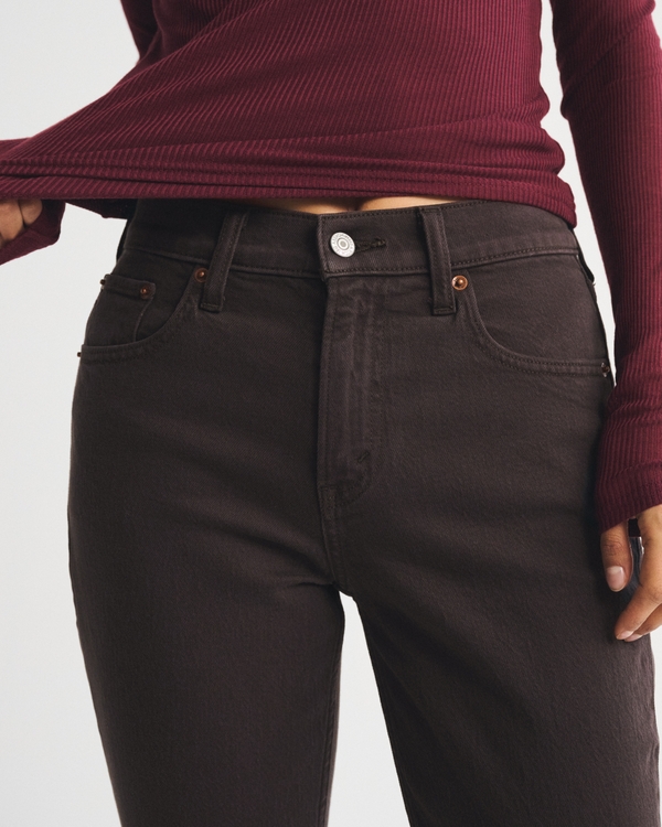 High Rise Bootcut Brown Jean