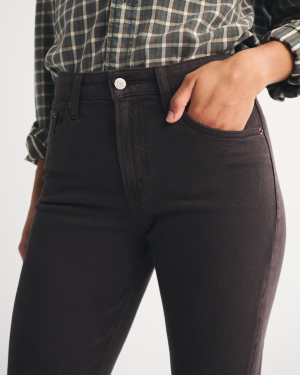 Curve Love High Rise Bootcut Brown Jean