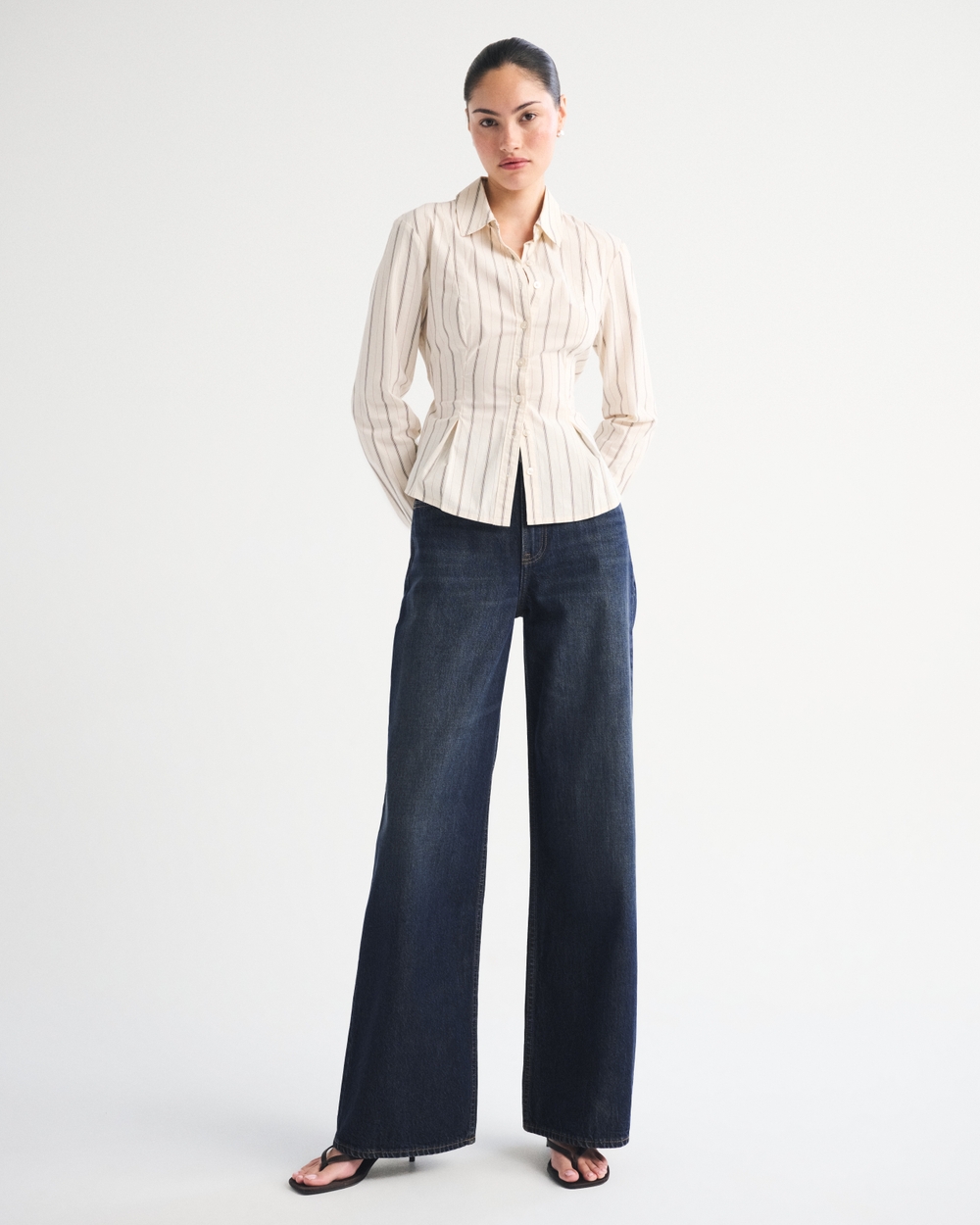 High Rise Wide Leg Jean